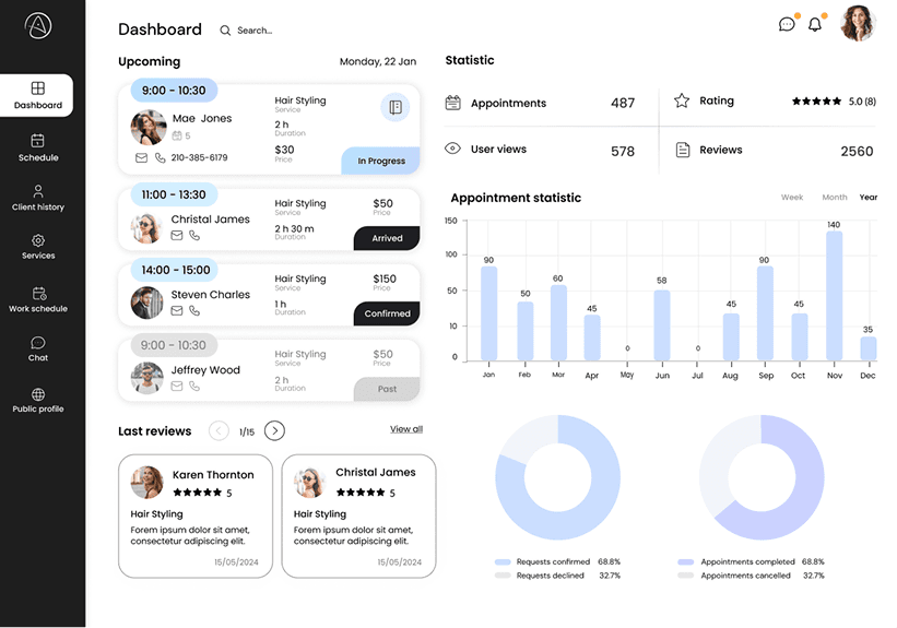 Service Booking preview 2